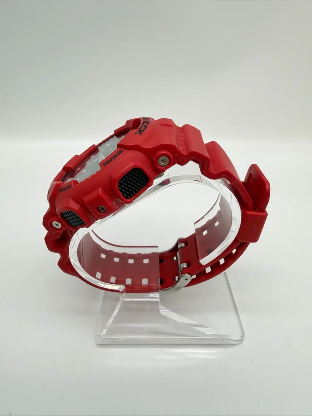 Casio G-SHOCK GA-100B-4A Red Analog Digital Watch